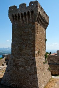 Populonia, tower of the castle