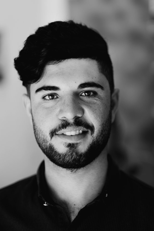 Portraits of Ezidi men in July of 2019 around Shingal's city center 08