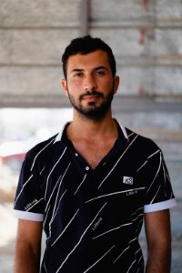 Portraits of an Ezidi gentleman in July of 2019 in the city center of Shingal (Sinjar) 02