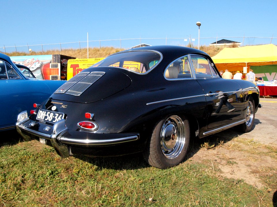 Porsche 356 SC Coupe dutch licence registration DH-58-36-