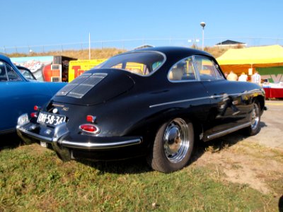 Porsche 356 SC Coupe dutch licence registration DH-58-36-