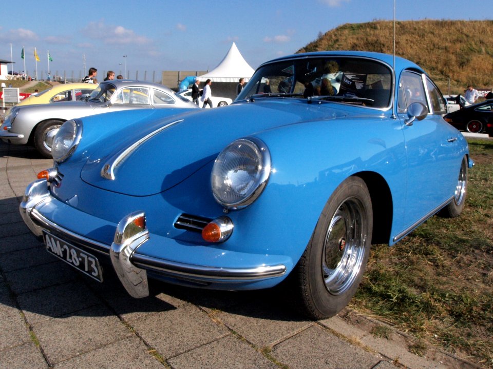 Porsche 356C dutch licence registration AM-28-73