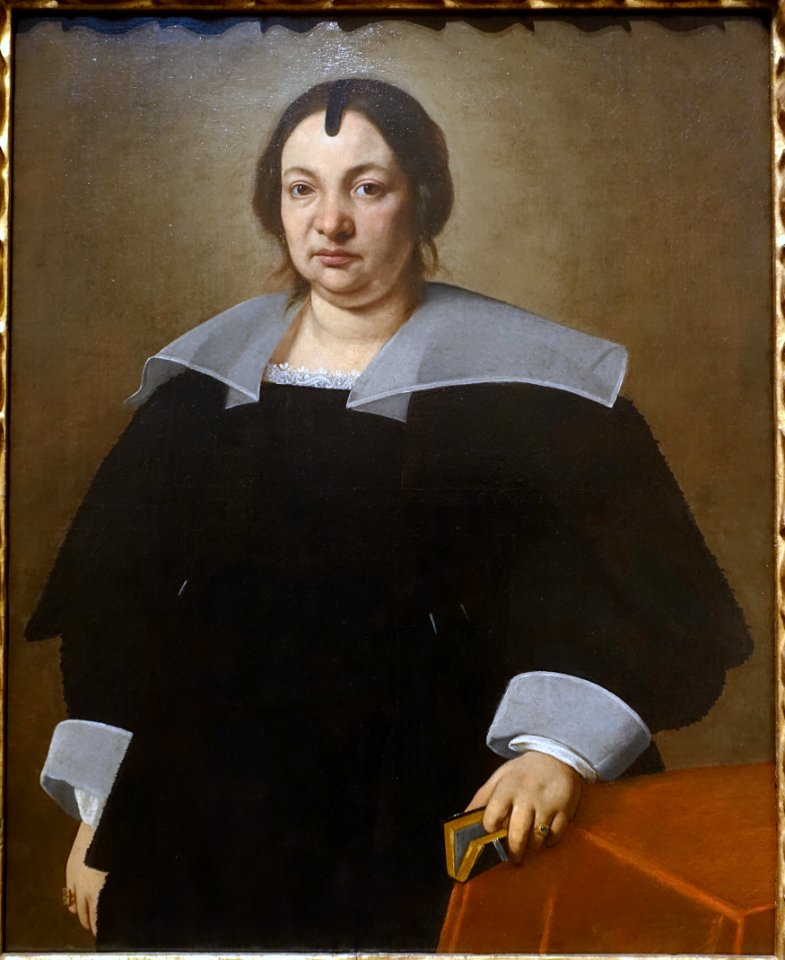 Portrait of a Widow, by Carlo Ceresa, c. 1640, oil on canvas - Blanton Museum of Art - Austin, Texas - DSC07923