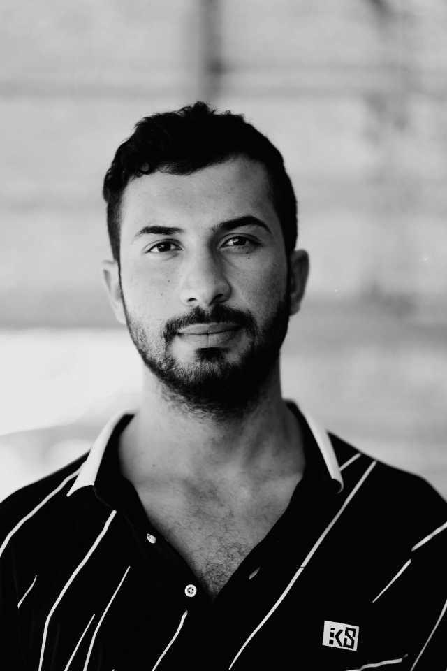 Portraits of an Ezidi gentleman in July of 2019 in the city center of Shingal (Sinjar) 03