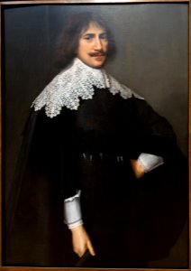 Portrait of a Gentleman by Nicolaes Eliasz. Pickenoy, Netherlands, c. 1650, oil on panel - Chazen Museum of Art - DSC02090