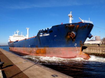 Port Stewart - IMO 9251456 - Callsign V7GE9 at the locks of at IJmuiden, Port of Amsterdam photo-5