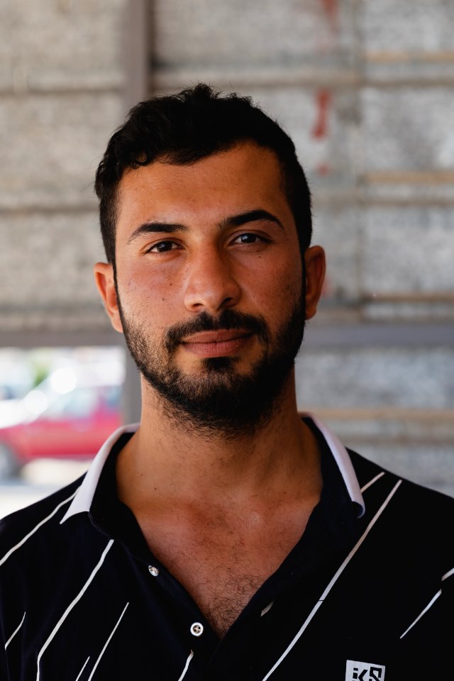 Portraits of an Ezidi gentleman in July of 2019 in the city center of Shingal (Sinjar) 01
