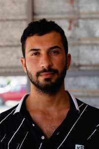 Portraits of an Ezidi gentleman in July of 2019 in the city center of Shingal (Sinjar) 01