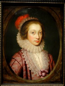 Portrait of a Woman by Cornelius Janssen van Ceulen, 1619 - Cleveland Museum of Art - DSC08862