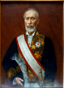 Portrait of Terajima Munenori by Kuroda Seiki (1866-1924), 1900, oil on canvas - Tokyo National Museum - DSC05557