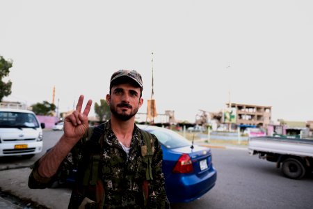 Portraits of a security officer from the Ezidi community in summer of 2019 in Shingal (Sinjar) 13