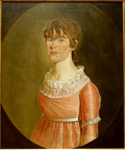 Portrait of a Woman, by William Jennys, c. 1802-1805, oil on canvas - Currier Museum of Art - Manchester, NH - DSC07382
