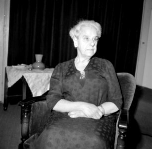 Portret, misschien van de moeder van Van de Poll, Bestanddeelnr 191-1099