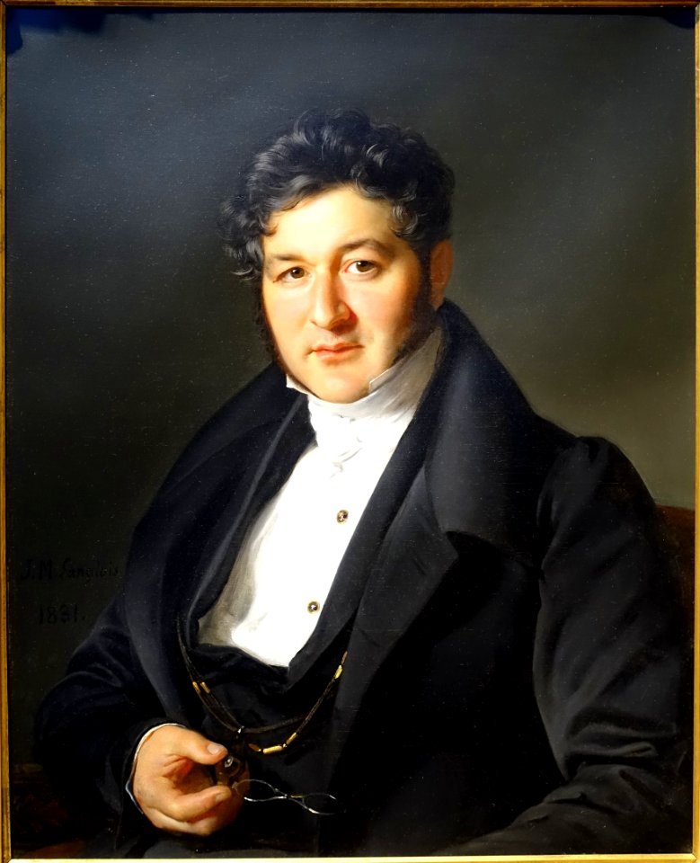 Portrait of the Comte de M., by Jerome Martin Langlois, the Younger, 1831, oil on canvas - Portland Art Museum - Portland, Oregon - DSC09093