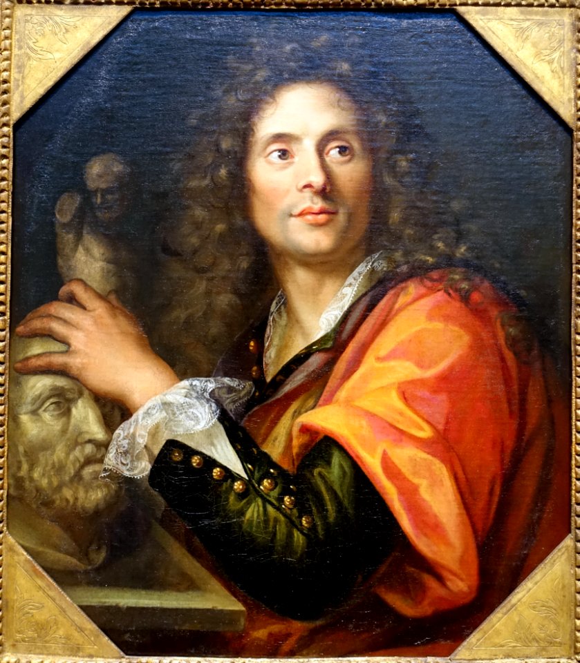 Portrait of a Sculptor, by Gabriel Revel, c. 1680, oil on canvas - Portland Art Museum - Portland, Oregon - DSC09058