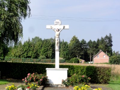 Pontru (Aisne) croix blanche