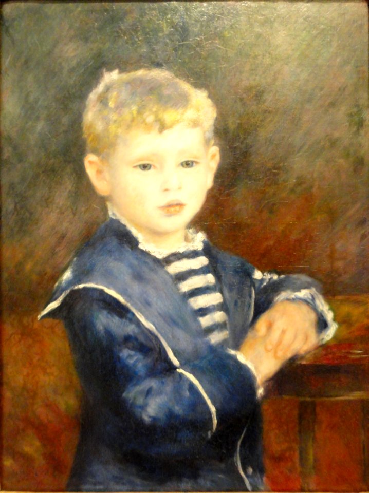 Portrait of Paul Haviland, Pierre-Auguste Renoir, 1884 - Nelson-Atkins Museum of Art - DSC08996 ohne Rahmen