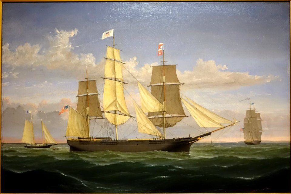 Portrait of the National Eagle, by Fitz Henry Lane, 1853, oil on canvas - Cape Ann Museum - Gloucester, MA - DSC01114