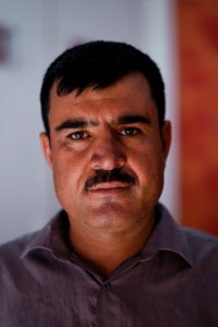 Portraits of Ezidi men in July of 2019 around Shingal's city center 10