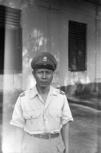 Portret van een KNIL-militair, Bestanddeelnr 48-3-1
