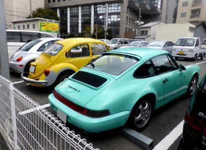 Porsche 993 Carrera 2 & VolksWagen TYPE 1 & New Beetle rear