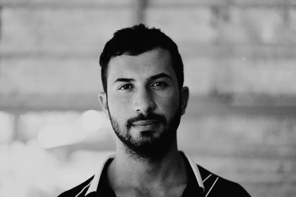 Portraits of an Ezidi gentleman in July of 2019 in the city center of Shingal (Sinjar) 04