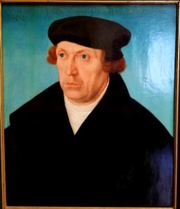 Portrait of Philipp von der Pfalz, Bishop of Freising, by Bartel Beham, c. 1538, oil on panel - Hyde Collection - Glens Falls, NY - 20180224 122435
