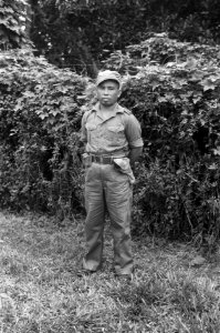 Portret van een Indonesische KNIL-onderofficier, Bestanddeelnr 5985