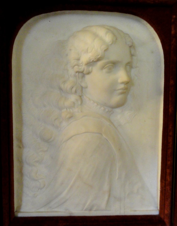 Portrait relief, unidentified - George Walter Vincent Smith Art Museum - DSC03703
