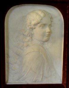 Portrait relief, unidentified - George Walter Vincent Smith Art Museum - DSC03703