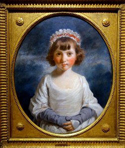 Portrait of the Lady Elizabeth Somerset, by Sir Joshua Reynolds, 1777, oil on canvas - Portland Museum of Art - Portland, Maine - DSC04391