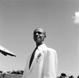 Portret van een inwoner van Bonaire, Bestanddeelnr 252-3860