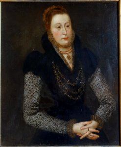 Portrait painting - Great Chamber, Haddon Hall - Bakewell, Derbyshire, England - DSC02697