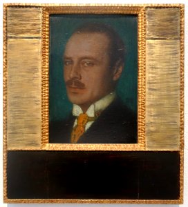 Portrait of the Grand Duke Ernst Ludwig of Hesse and by Rhine, by Franz von Stuck, 1906-1908, oil on cardboard - Museum Künstlerkolonie Darmstadt - Mathildenhöhe - Darmstadt, Germany - DSC06144