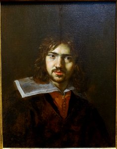 Portrait of a Young Man, by the circle of Simon Vouet, Paris, c. 1618-1619, oil on canvas - Blanton Museum of Art - Austin, Texas - DSC07780