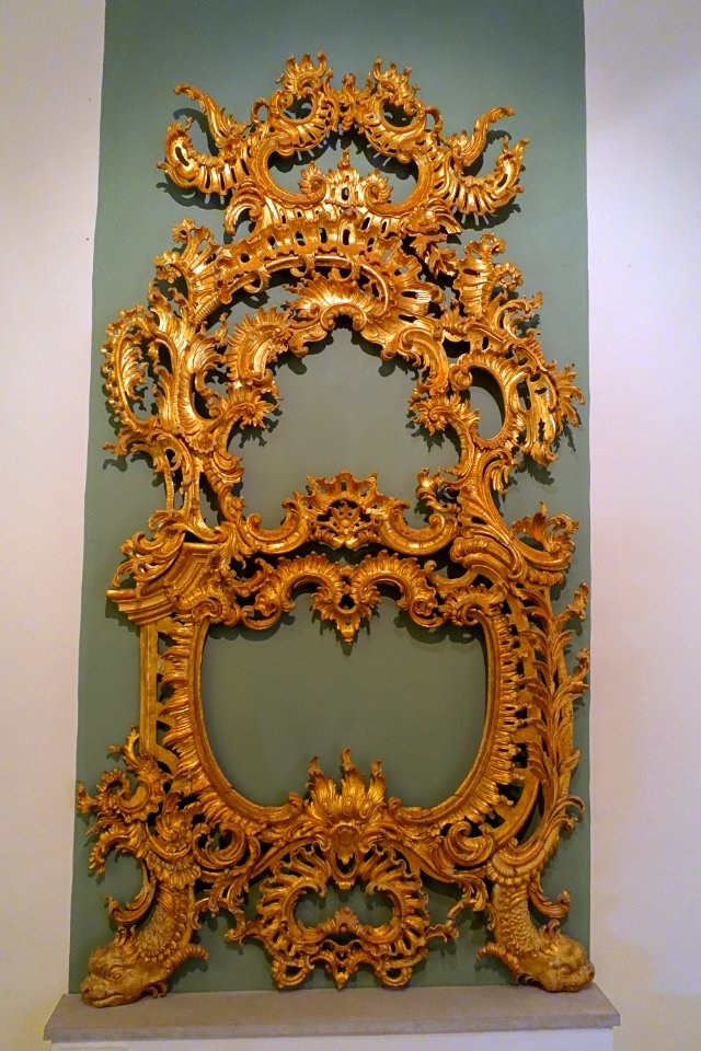 Portable ornamental frame, 2 of 2, by Johann Wolfgang von der Auwera, c. 1745-1750 - Mainfränkisches Museum - Würzburg, Germany - DSC04964