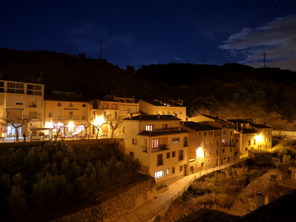 Night view priorat vilella baixa