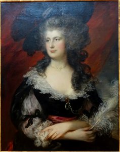 Portrait of the Honorable Anne (Batson) Fane by Thomas Gainsborough, c. 1786, oil on canvas - Krannert Art Museum, UIUC - DSC06249