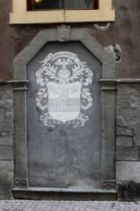 Portale in pietra in Via Roma (Hotel Posta) - Bormio - 2019