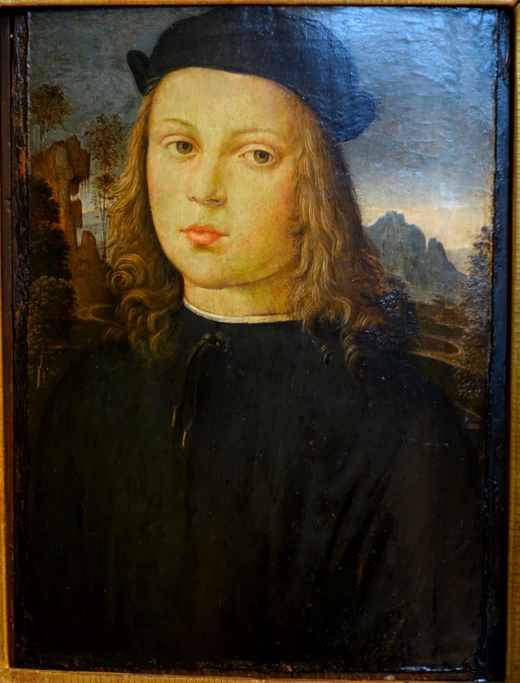 Portrait of a Youth by Agnolo di Domenico del Mazziere (Master of Santo Spirito), c. 1500 AD, oil on poplar wood - Bode-Museum - DSC02465