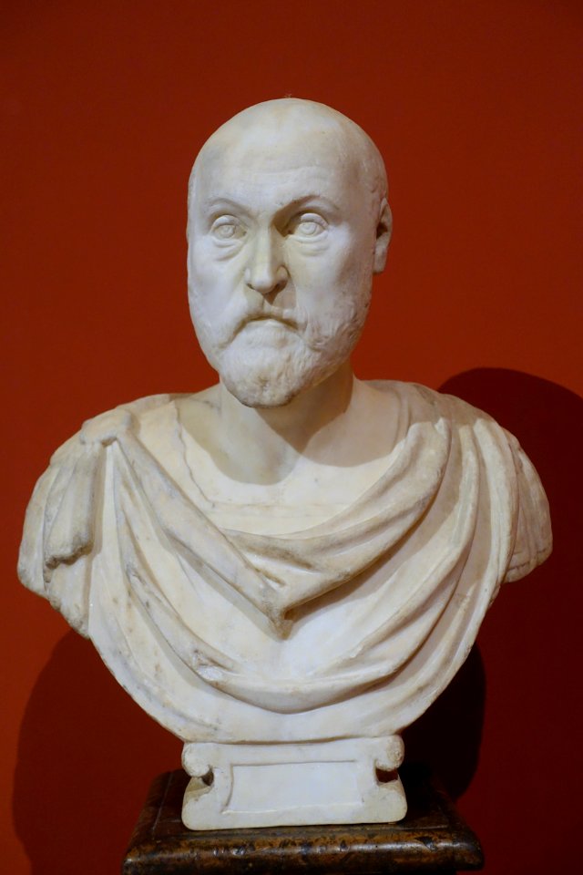 Portrait of Alessandro Vittoria by Jacopo Albarelli, Venice, 1570-1645, marble - Bode-Museum - DSC03697