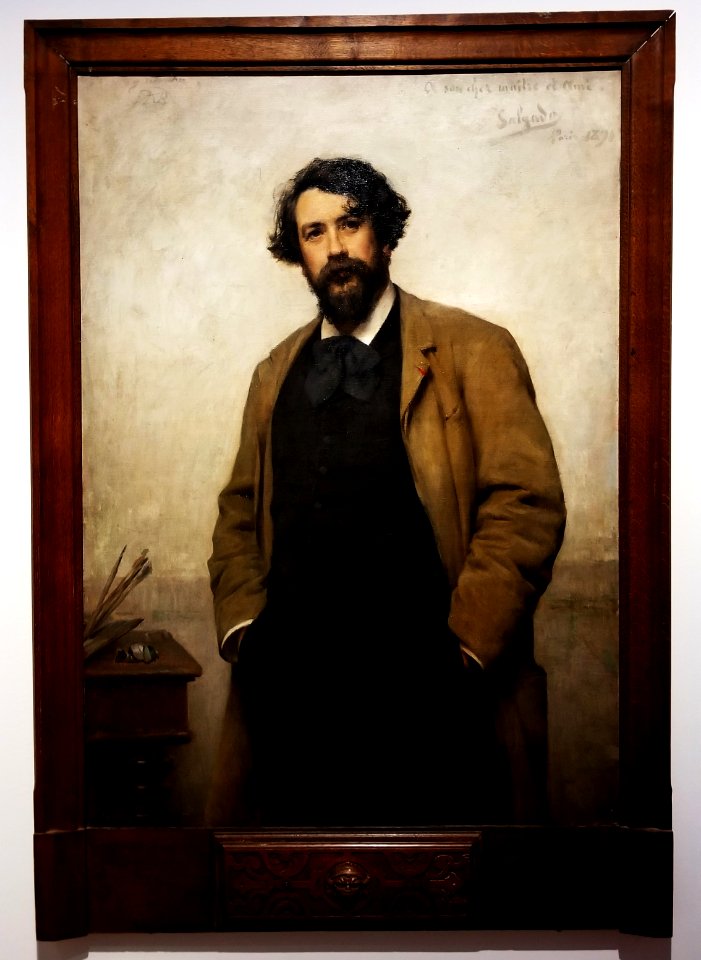 Portrait of Adrien Demont (1891) by Veloso Salgado