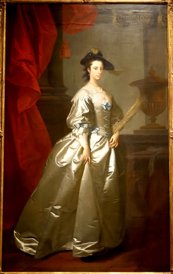 Portrait of Miss Mary Lillias Scott, by Allan Ramsay, Scottish, c. 1748, oil on canvas - John and Mable Ringling Museum of Art - Sarasota, FL - DSC00820