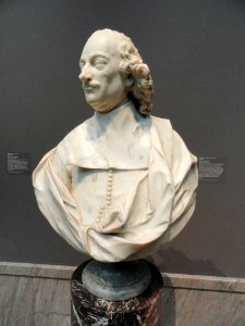 Portrait of a Man by Domenico Guidi, about 1680, marble - Cleveland Museum of Art - DSC08808