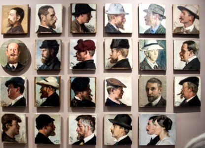 Portrait gallery by Skagen painters in Skagens Museum 2015-07-28-2