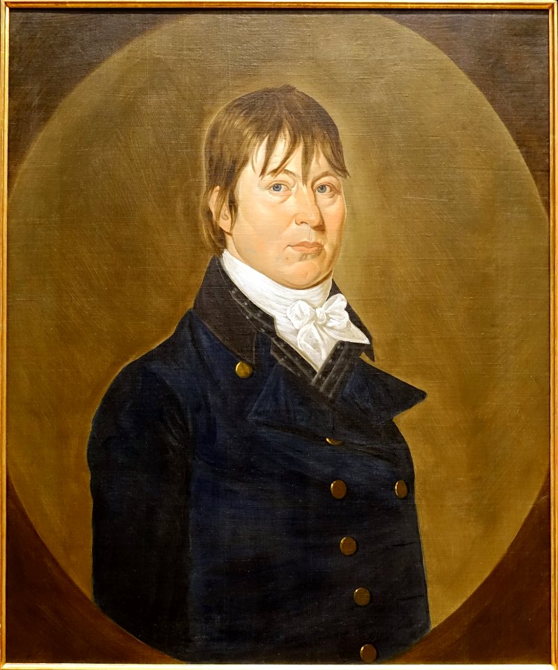 Portrait of a Man, by William Jennys, c. 1802-1805, oil on canvas - Currier Museum of Art - Manchester, NH - DSC07380