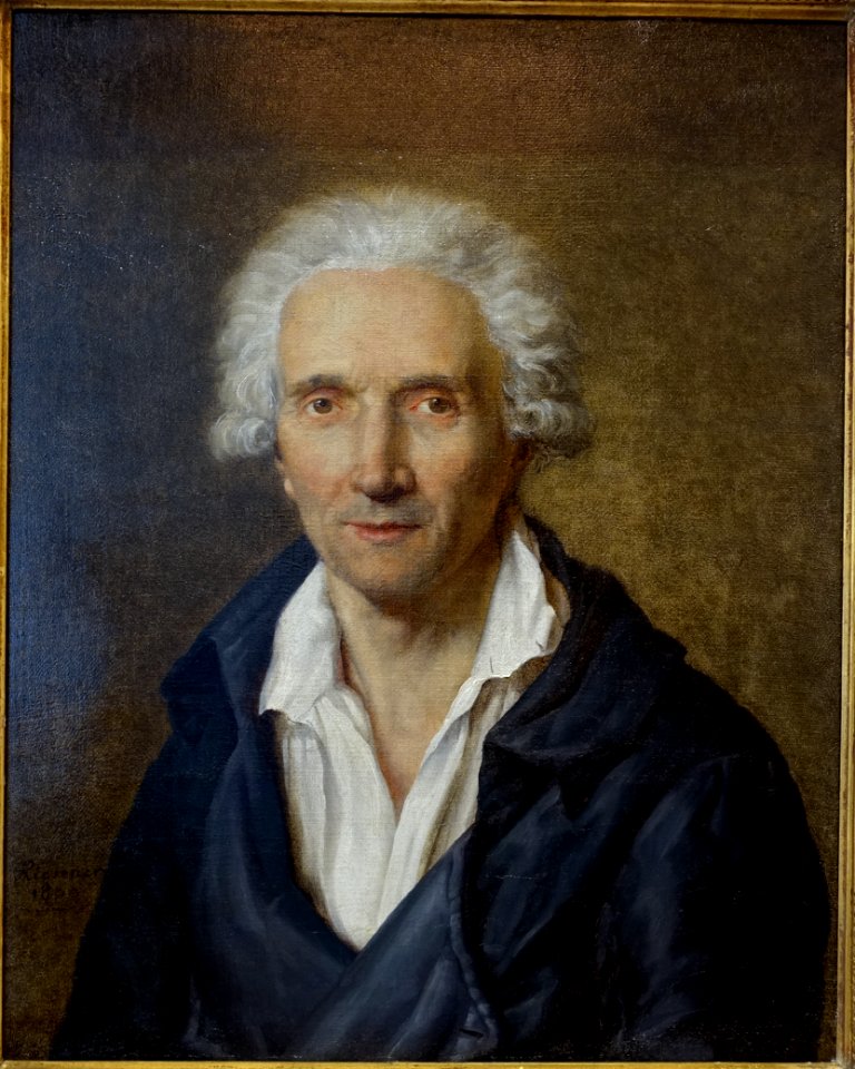 Portrait of Jean-Henri Riesener, the Artist's Father, by Henri-François Riesener, 1800, oil on canvas - Waddesdon Manor - Buckinghamshire, England - DSC07795