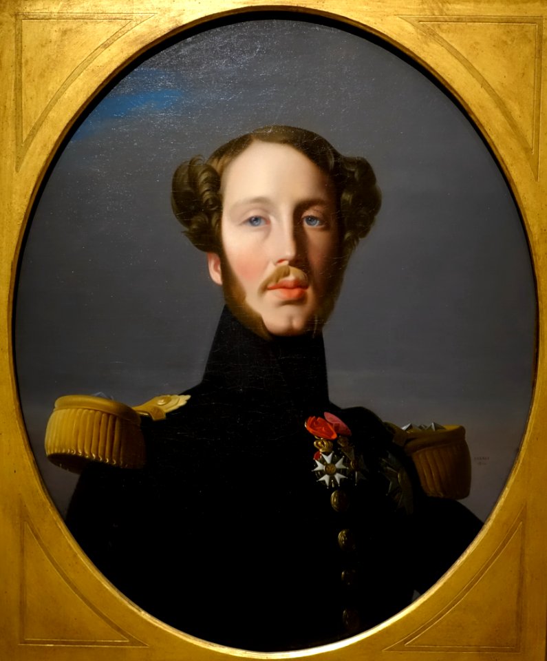 Portrait of Ferdinand Philippe, Duc d'Orleans, by Jean Auguste Dominique Ingres and possibly studio, 1844, oil on canvas - Wadsworth Atheneum - Hartford, CT - DSC05521