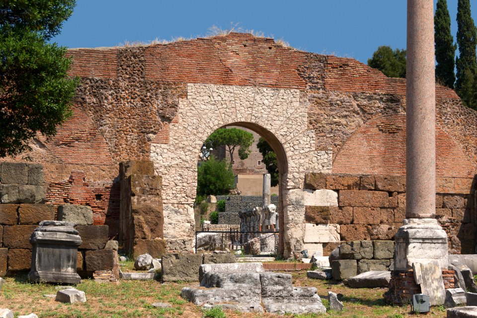 Porticus Gaius Lucius Basilica Aemilia Forum Romanum Rome