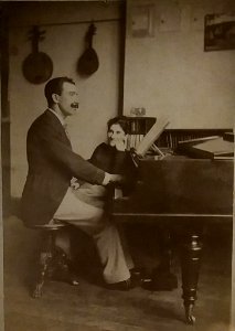 Portrait de Georges Martin Witkowski avec sa femme